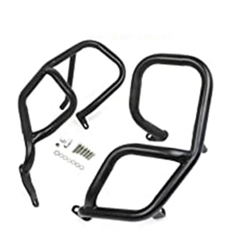 motorrad stoßstangen blöcke FIT Für BMW F850GS F750GS F 750 850 GS 2017-2023 Motorrad Motor Schutz Verkleidung Rahmen Crash Tank Bar Stoßstange Sturzbügel(A SET Black) von EHYSYN