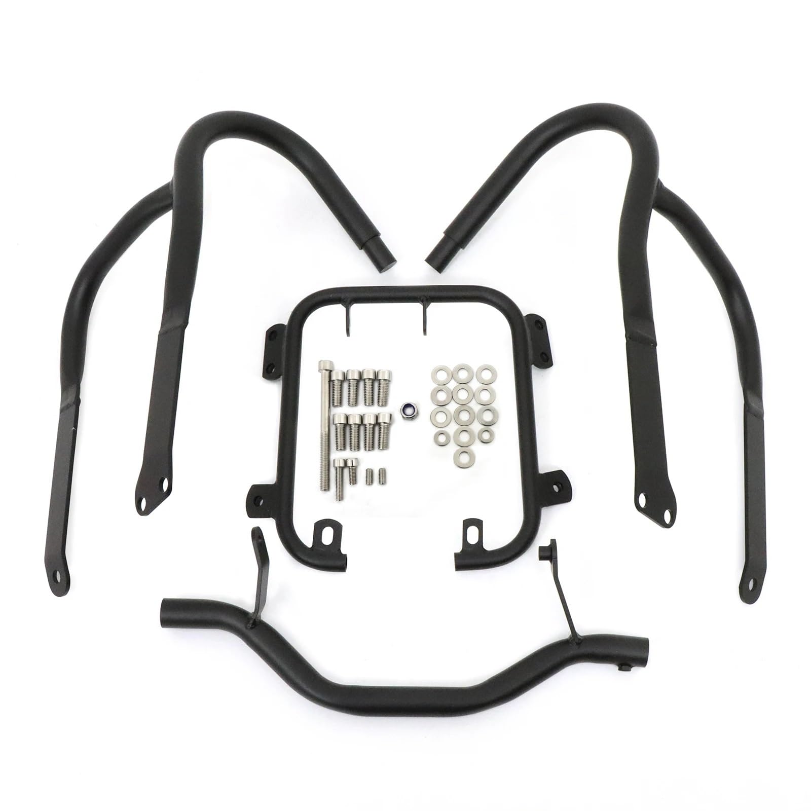motorrad stoßstangen blöcke Fit Für BMW R1200RT R1200RT 2004-2013 2012 Vorne Hinten Motor Schutz Autobahn Crash Bar Stoßstange Käfig Tank Protector Sturzbügel(Front balck) von EHYSYN