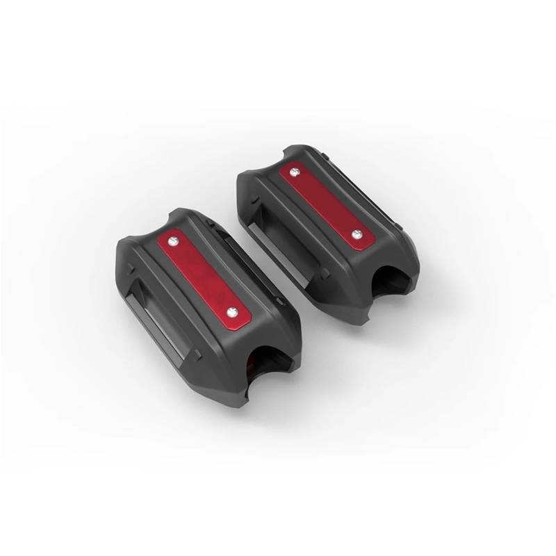 motorrad stoßstangen blöcke Motorrad 25MM Motor Crash Bar Stoßstange Dekorative Schutz Block FIT Für KAWASAKI KLE500 KLE650 KLE 500 KLE 600 1991-2007 Sturzbügel(Red) von EHYSYN