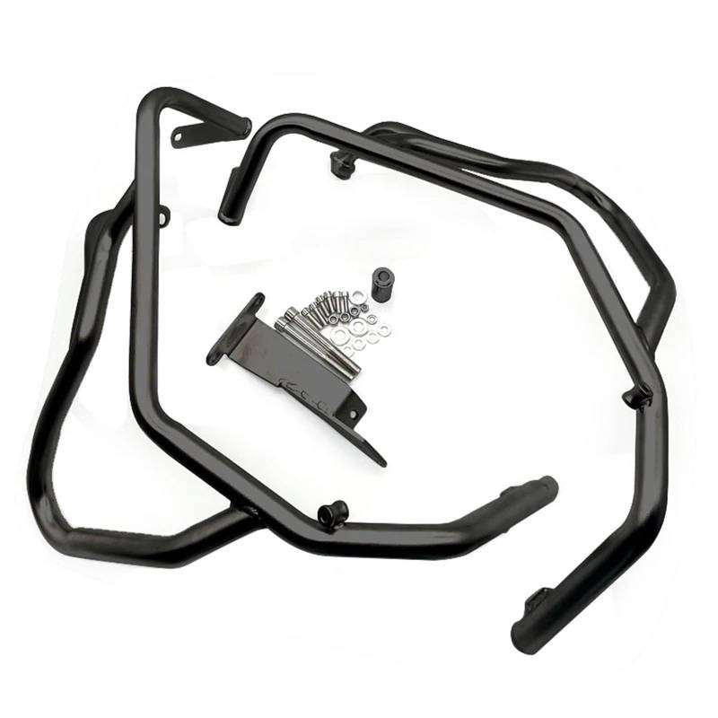 motorrad stoßstangen blöcke Motorrad Motor Crash Bar Motor Schutz Rahmen Fallen Protector Fit Für BMW F750GS F850GS F750 850 GS 2018-2023 Sturzbügel(Upper Black) von EHYSYN