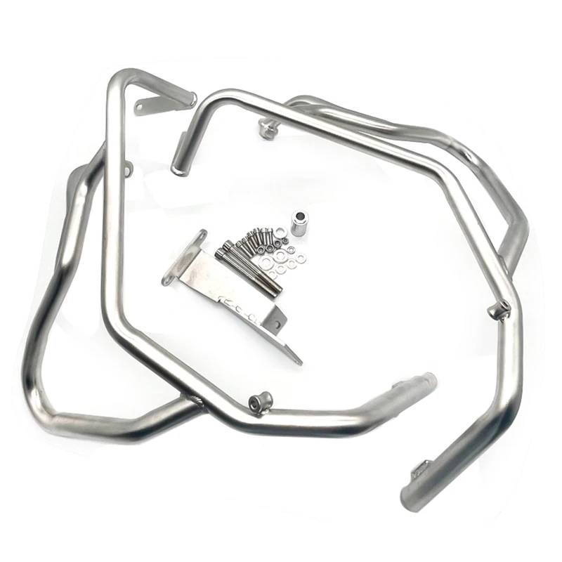 motorrad stoßstangen blöcke Motorrad Motor Crash Bar Motor Schutz Rahmen Fallen Protector Fit Für BMW F750GS F850GS F750 850 GS 2018-2023 Sturzbügel(Upper Silver) von EHYSYN
