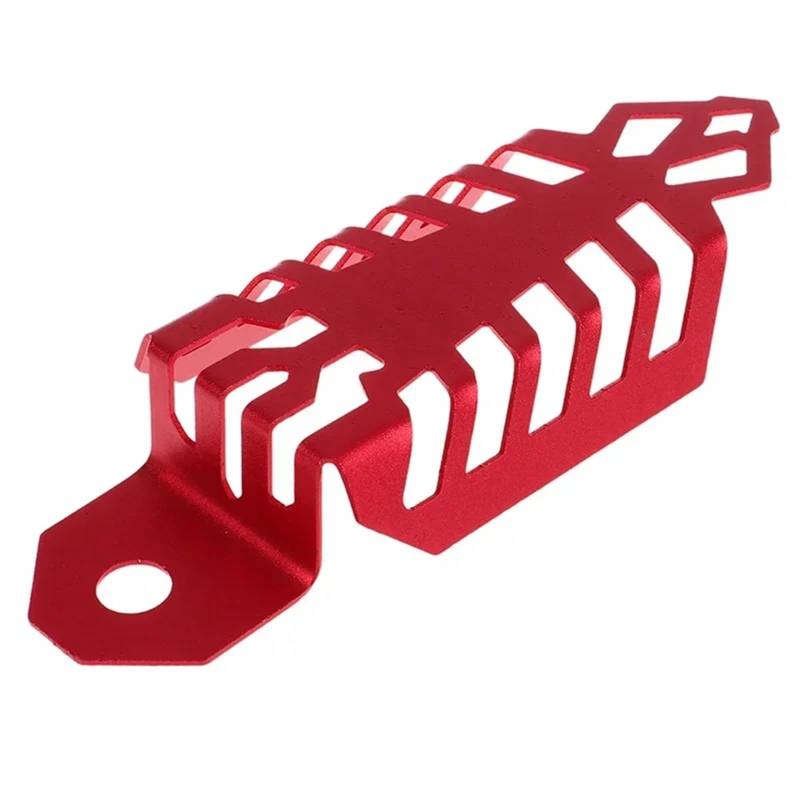 motorrad stoßstangen blöcke Motorrad-Stoßdämpfer-Schutzabdeckung, Vorderradgabel-Dekorabdeckung, Offroad-Stoßdämpfer-Modifikationszubehör Sturzbügel(Red-1pc) von EHYSYN