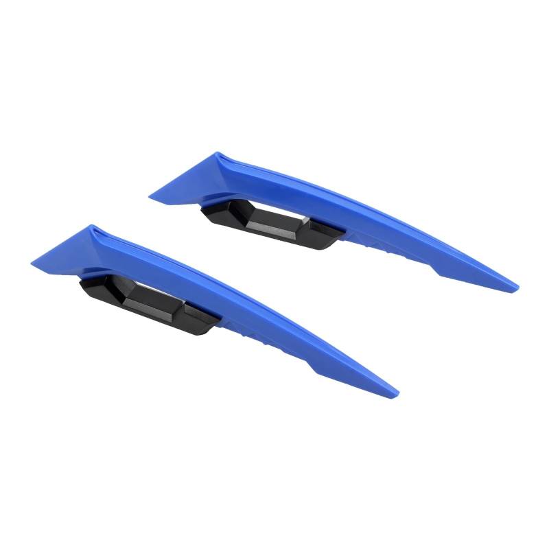motorrad stoßstangen blöcke Motorrad Universal Side Spoiler Dynamische Flügel Front Verkleidung Winglets 1 paar Aufkleber Aerodynamische Roller Sturzbügel(Blue) von EHYSYN