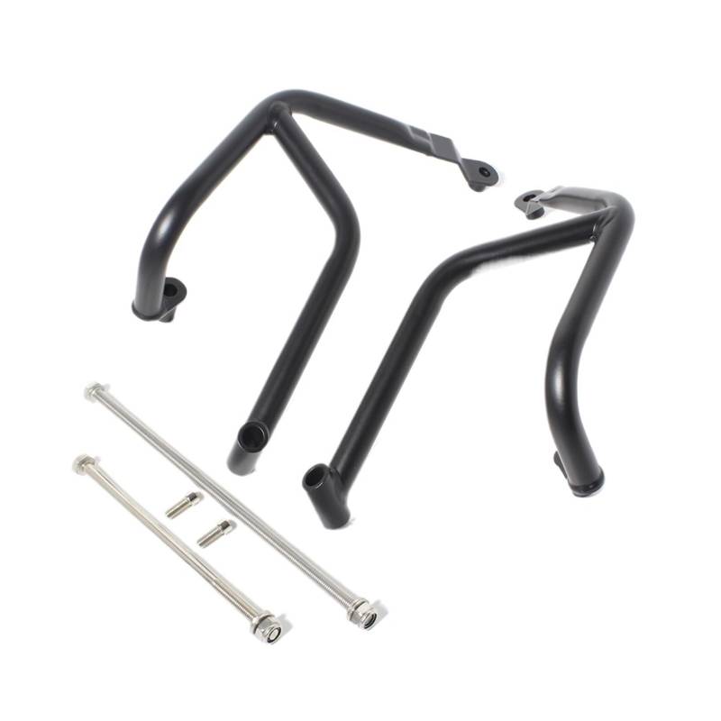 motorrad stoßstangen blöcke Passend für Duke 390 Crash Bar Rahmen Stoßstange Passend für KTM Duke 250 Duke 390 2017-2023 Motorrad Schutz Verkleidung Duke 200 Sturzbügel(Black) von EHYSYN