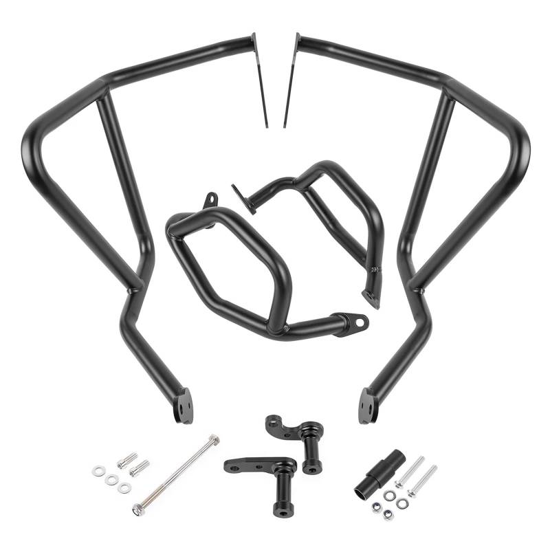 motorrad stoßstangen blöcke Passend für HONDA NX400 NX500 2024 Crash Bar Motorschutz Motorradrahmenschutz Stoßstange Oberes und unteres Zubehör Sturzbügel(Set) von EHYSYN