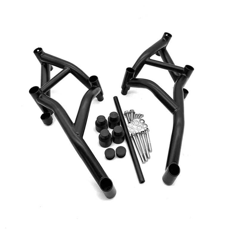 motorrad stoßstangen blöcke Passend für Yamaha MT-09 FZ-09 2014–2020 2021 2022 2023 2024 Crash Bar Motorrad Käfig Motorschutz Stoßstangen MT09 FZ09 Sturzbügel(2017-2020 Black) von EHYSYN