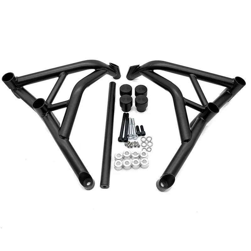 motorrad stoßstangen blöcke Passend für Yamaha MT-09 FZ-09 2014–2020 2021 2022 2023 2024 Crash Bar Motorrad Käfig Motorschutz Stoßstangen MT09 FZ09 Sturzbügel(2021-2024 Black) von EHYSYN