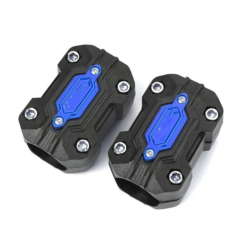 motorrad stoßstangen blöcke Passend für Yamaha Tenere 700 XTZ Tenere 700 Super Tenere XT1200Z Motorrad-Motorschutz-Stoßfängerblock-Zubehör Sturzbügel(2pcs blocks Blue) von EHYSYN