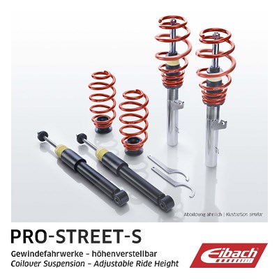 Eibach Fahrwerkssatz, Federn/Dämpfer, Pro-Street-S [Hersteller-Nr. PSS65-85-014-04-22] für Audi, Seat, Skoda, VW von EIBACH