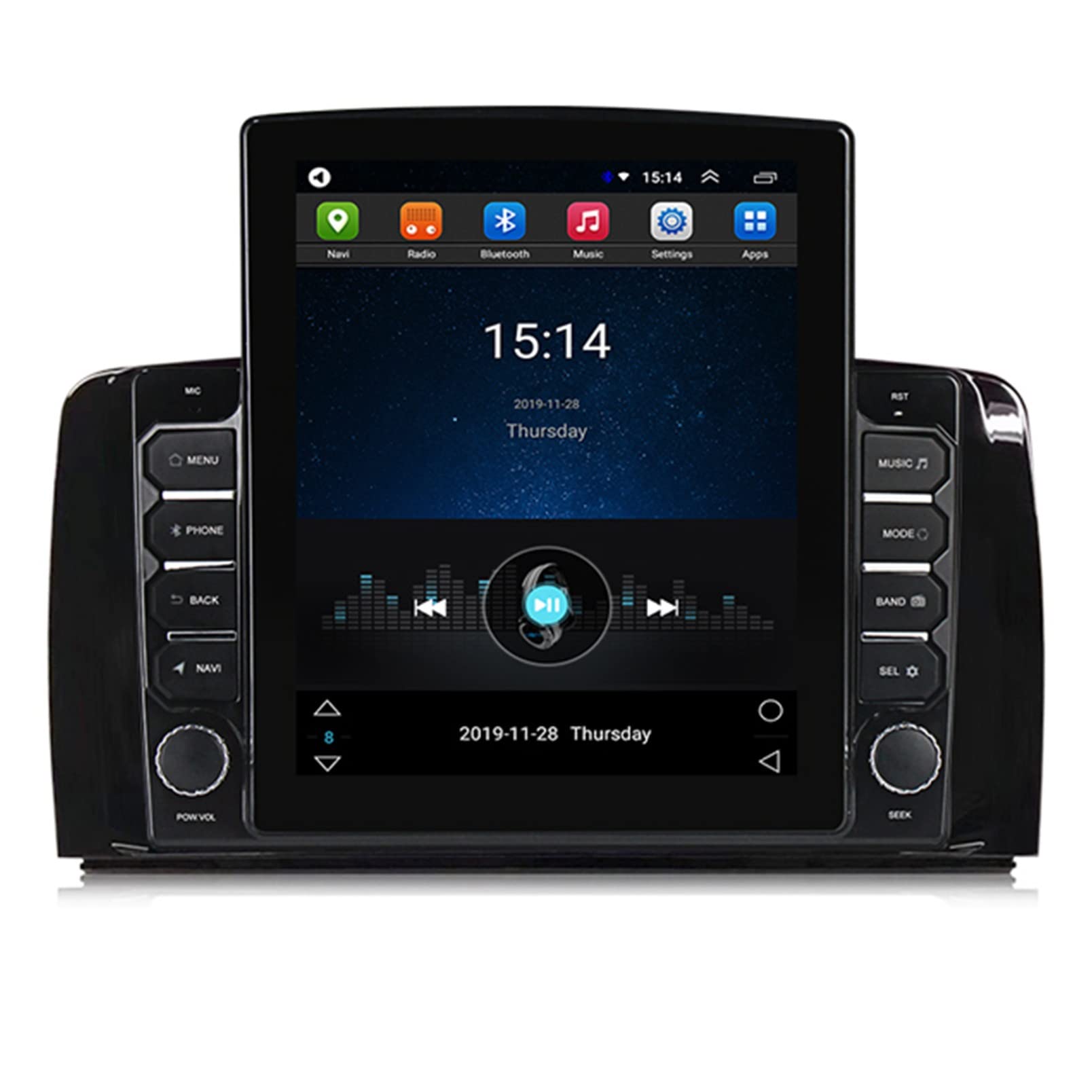 Android System Radio mit Navi für Mercedes Benz R-Class W251 R300 2005-2017 9.7 Zoll Auto Multimedia Player mit GPS/WiFi/Bluetooth/Mirror Link Lenkradsteuerung (Color : XY-TS100 16G) von EIDEMED