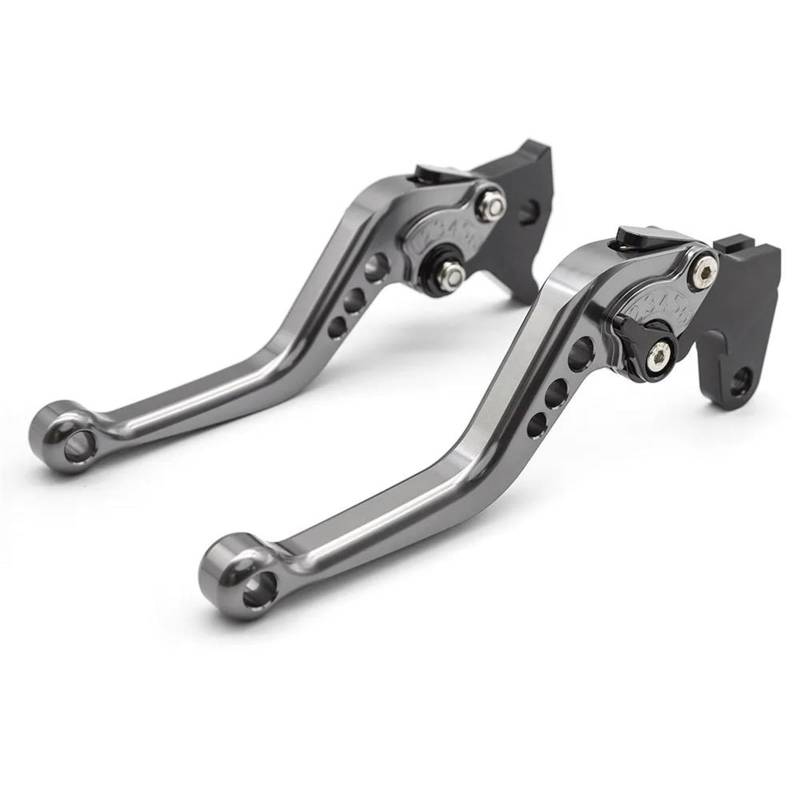 Motorrad Bremshebel Lenker Für Triumph Für Speed ​​400 Für Scrambler 400X 2023 2024 CNC Kurz/Lang Motorrad Einstellbare Bremskupplungshebel Zubehör Bremshebel Kupplungshebel(147mm Gray) von EIMMLSX