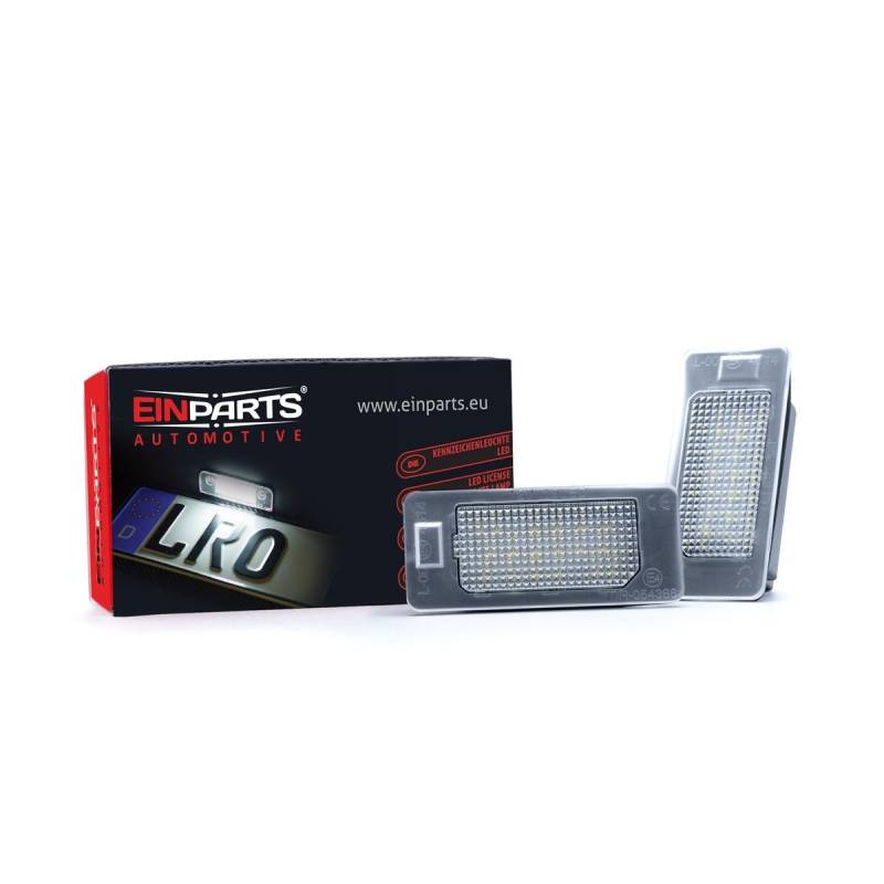 EINPARTS Kennzeichenleuchte BMW EP06 7193293,8360591,8372001 63267165646,63267193293,63268360591,63268372001,7165646 von EINPARTS