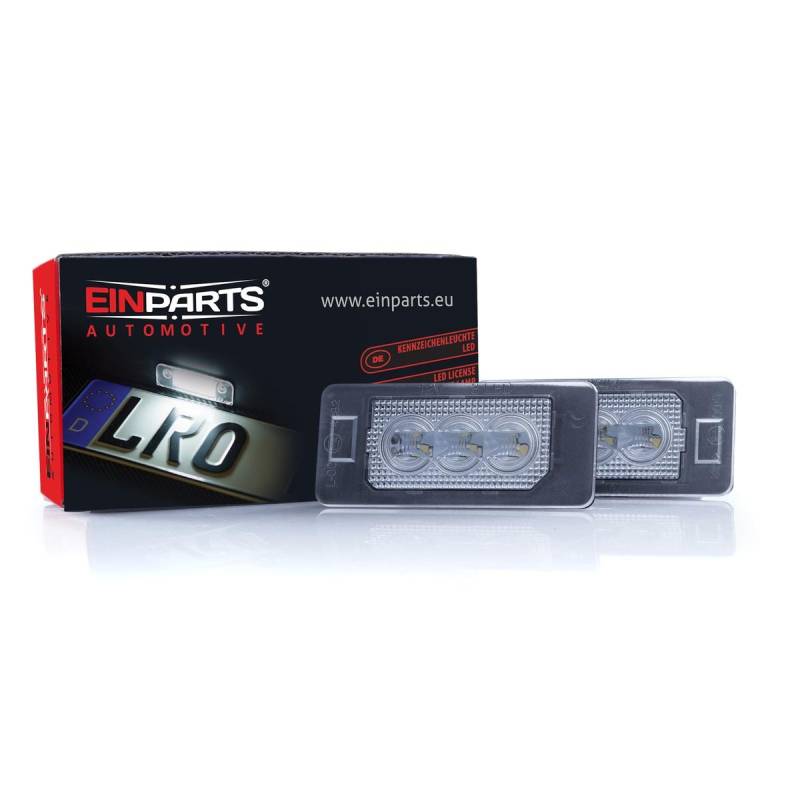 EINPARTS Kennzeichenleuchte VW,AUDI,SKODA EP102OE 4G0943021,4G0943021A,5G0943021 7PP943021,8T0943021,1K8943021C von EINPARTS