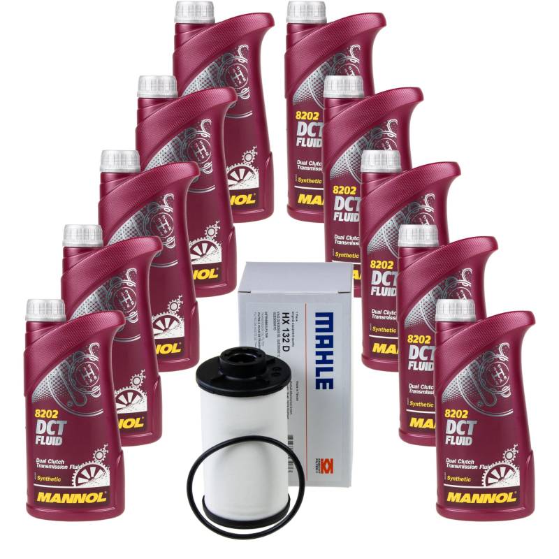 Automatikgetriebe Ölwechsel Satz Getriebeölwechselsatz mit DCT Fluid 10 L Automatikgetriebeöl Doppelkupplungsgetriebeöl + Getriebeölfilter von EISENFELS
