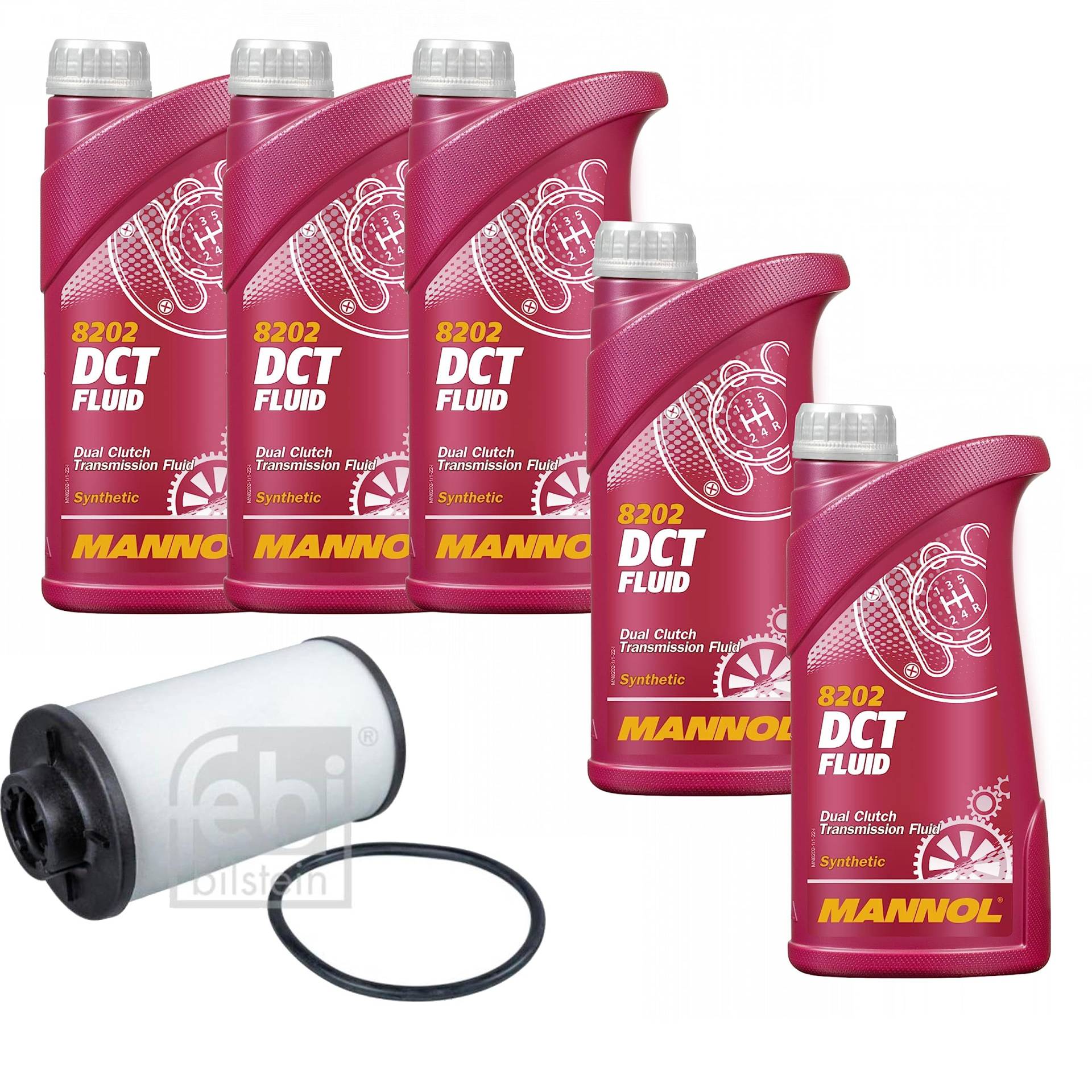 Automatikgetriebe Ölwechsel Satz Getriebeölwechselsatz mit DCT Fluid 5 L Automatikgetriebeöl Doppelkupplungsgetriebeöl + Getriebeölfilter Automatikgetriebe Ölwechsel Satz Getriebeölwechselsatz mit DCT Fluid 5 L Automatikgetriebeöl Doppelkupplungsgetriebeöl + Getriebeölfilter von EISENFELS