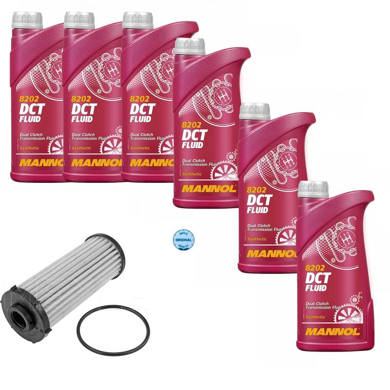Automatikgetriebe Ölwechsel Satz Getriebeölwechselsatz mit DCT Fluid 6 L Automatikgetriebeöl Doppelkupplungsgetriebeöl + Getriebeölfilter von EISENFELS