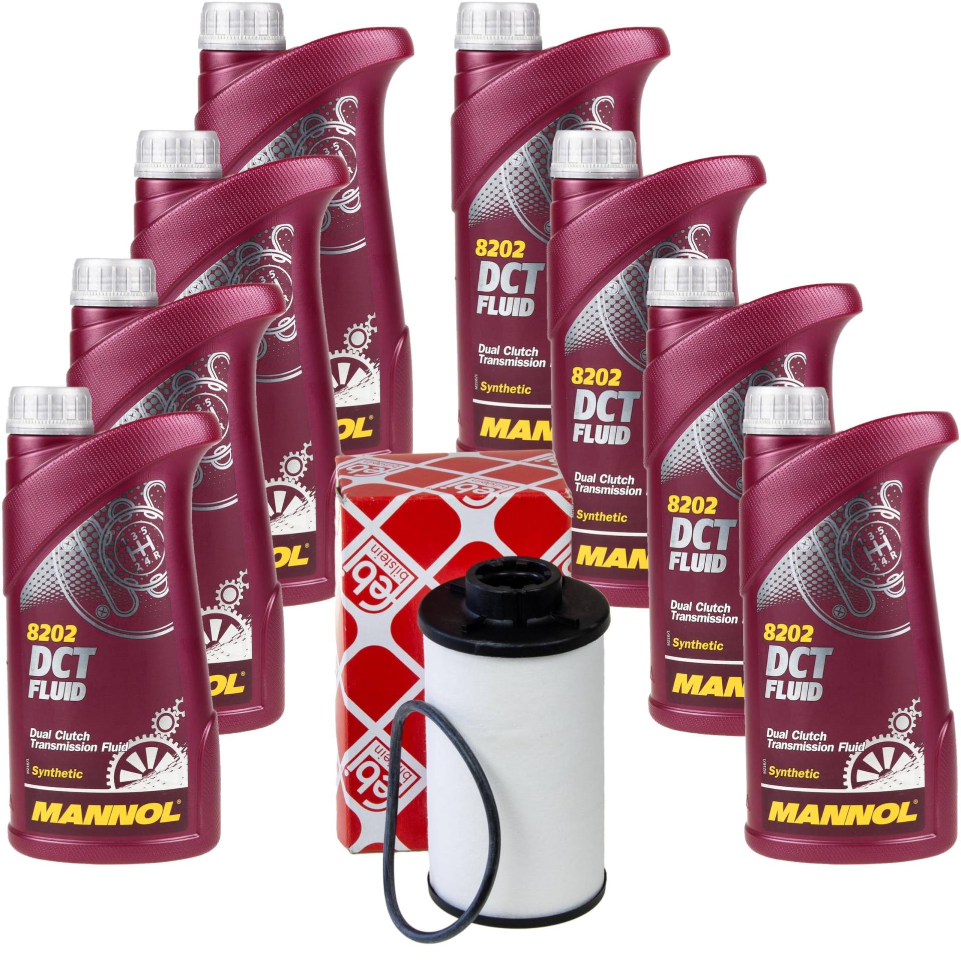 Automatikgetriebe Ölwechsel Satz Getriebeölwechselsatz mit DCT Fluid 8 L Automatikgetriebeöl Doppelkupplungsgetriebeöl + Getriebeölfilter Automatikgetriebe Ölwechsel Satz Getriebeölwechselsatz mit DCT Fluid 8 L Automatikgetriebeöl Doppelkupplungsgetriebeöl + Getriebeölfilter von EISENFELS