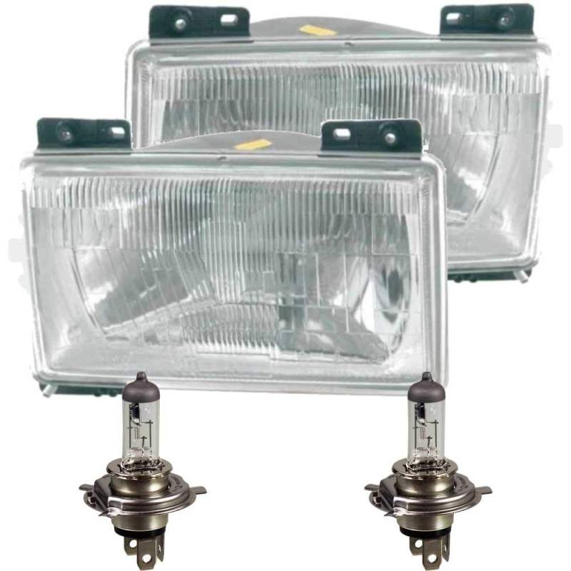 EISENFELS Bundle Set 106522004 erstellt mit Scheinwerfer rechts & links + PHILIPS Leuchtmittel H4 kompatibel mit Ducato Pritsche/Fahrgestell 290 von EISENFELS