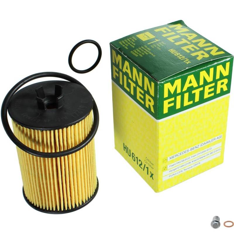 EISENFELS Filter Set erstellt mit MANN-FILTER Ölfilter HU 612/1 x, Verschlussschraube von EISENFELS