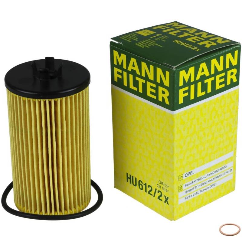 EISENFELS Filter Set erstellt mit MANN-FILTER Ölfilter HU 612/2 x, Dichtring von EISENFELS