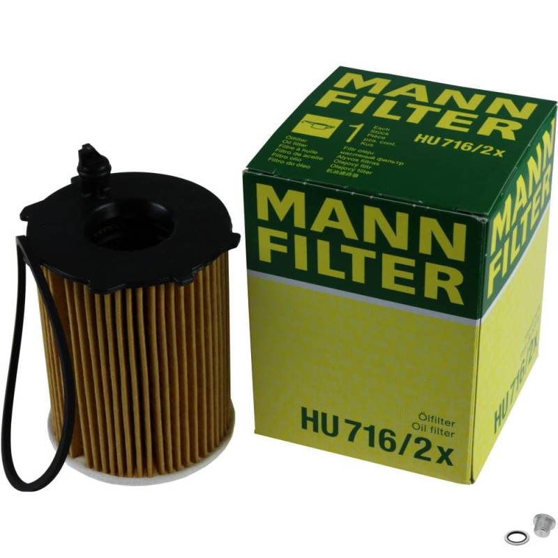 EISENFELS Filter Set erstellt mit MANN-FILTER Ölfilter HU 716/2 x, Verschlussschraube von EISENFELS