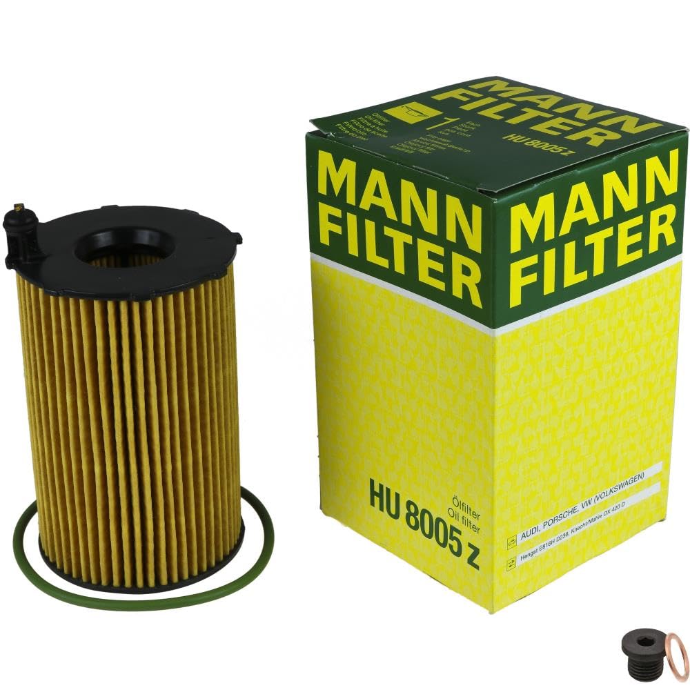EISENFELS Filter Set erstellt mit MANN-FILTER Ölfilter HU 8005 z, Verschlussschraube von EISENFELS