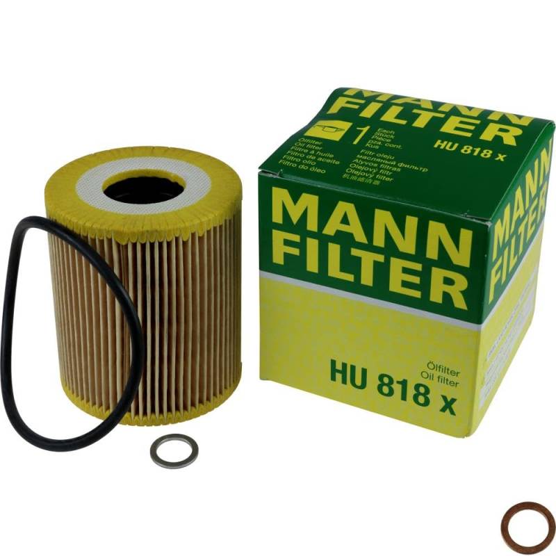 EISENFELS Filter Set erstellt mit MANN-FILTER Ölfilter HU 818 x, Dichtring von EISENFELS