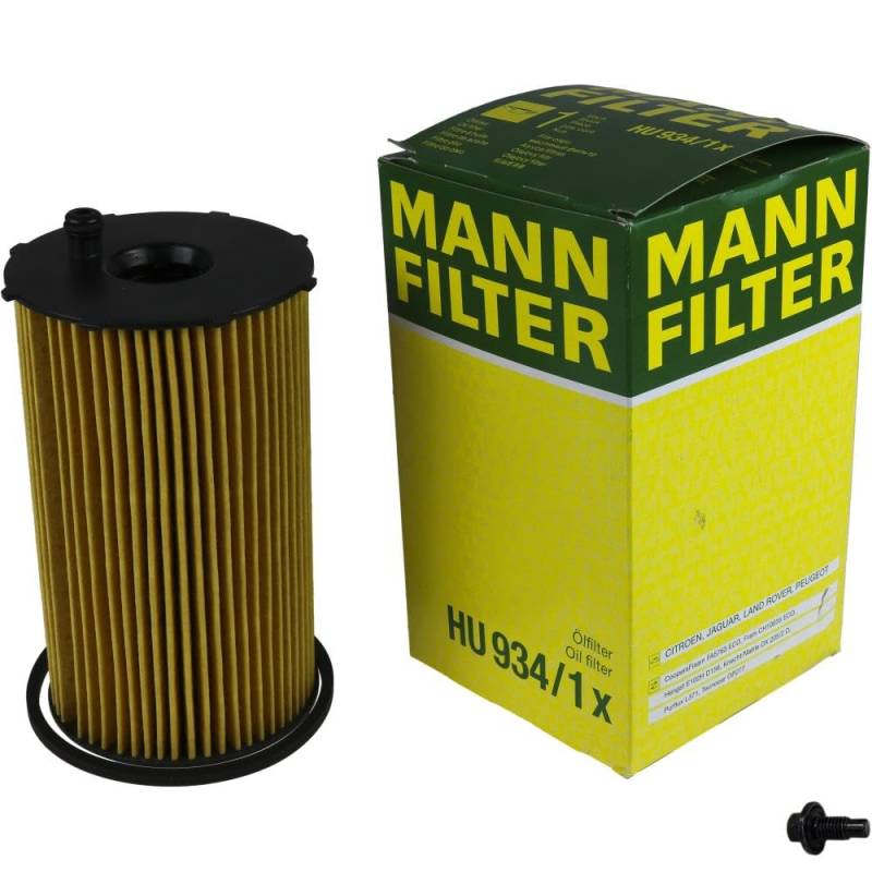 EISENFELS Filter Set erstellt mit MANN-FILTER Ölfilter HU 934/1 x, Verschlussschraube von EISENFELS