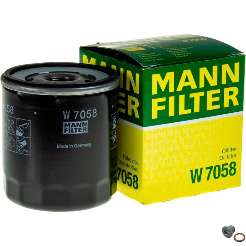EISENFELS Filter Set erstellt mit MANN-FILTER Ölfilter W 7058, Verschlussschraube von EISENFELS