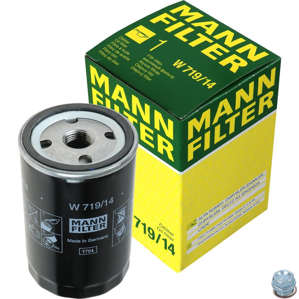 EISENFELS Filter Set erstellt mit MANN-FILTER Ölfilter W 719/14, Verschlussschraube von EISENFELS