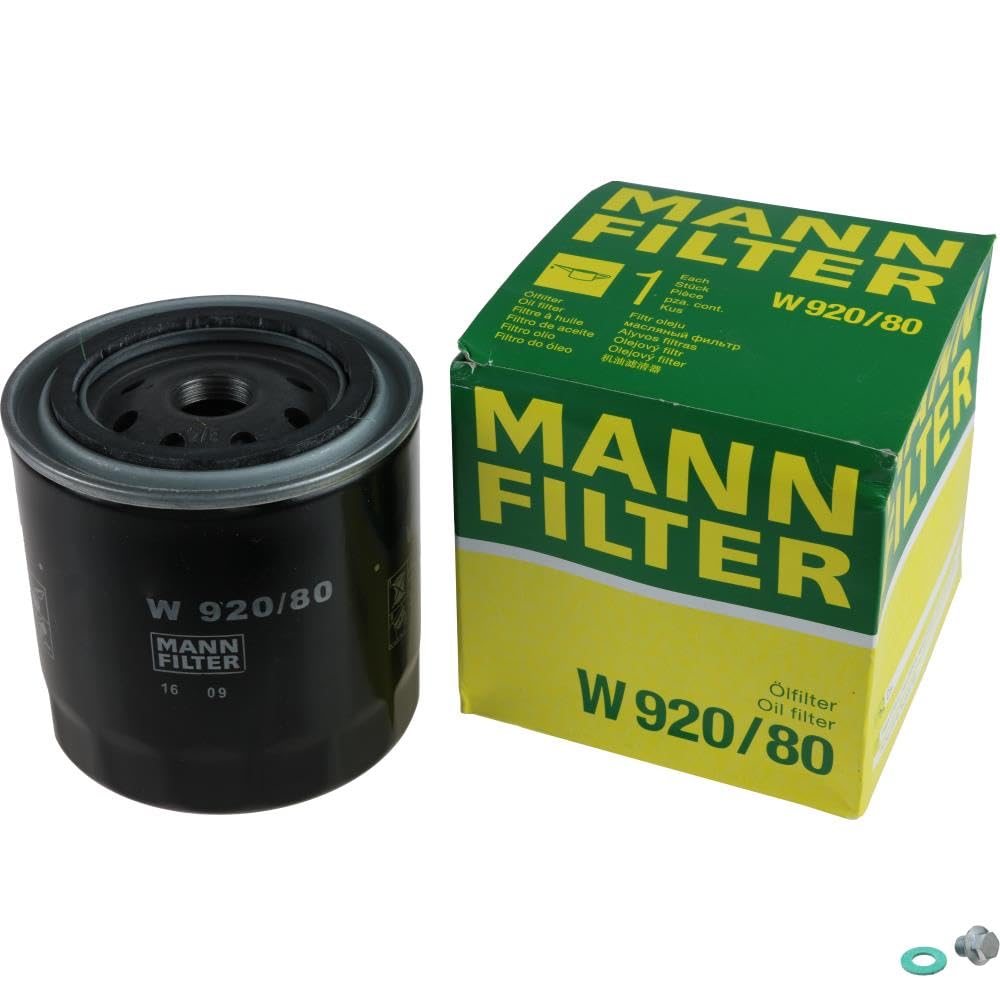 EISENFELS Filter Set erstellt mit MANN-FILTER Ölfilter W 920/80, Verschlussschraube von EISENFELS