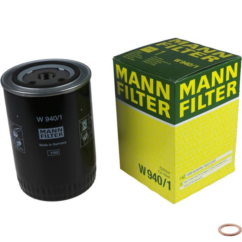 EISENFELS Filter Set erstellt mit MANN-FILTER Ölfilter W 940/1, Dichtring von EISENFELS