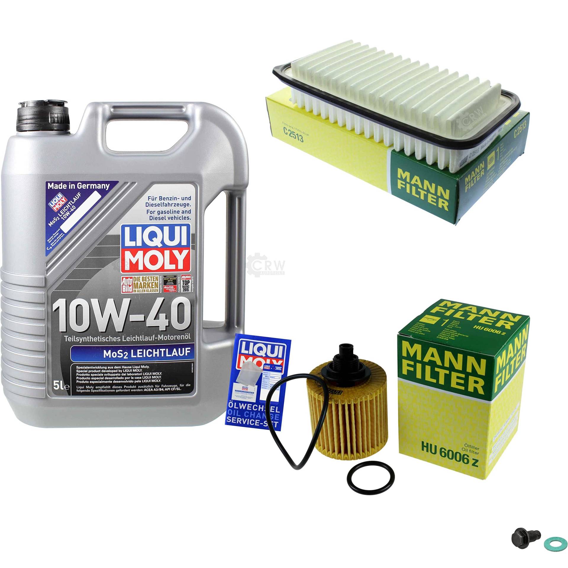 EISENFELS Inspektionspaket Wartungspaket Filterset mit 5 L Motoröl 10W-40, Ölfilter, Luftfilter, Verschlussschraube EISENFELS Inspektionspaket Wartungspaket Filterset mit 5 L Motoröl 10W-40, Ölfilter, Luftfilter, Verschlussschraube von EISENFELS