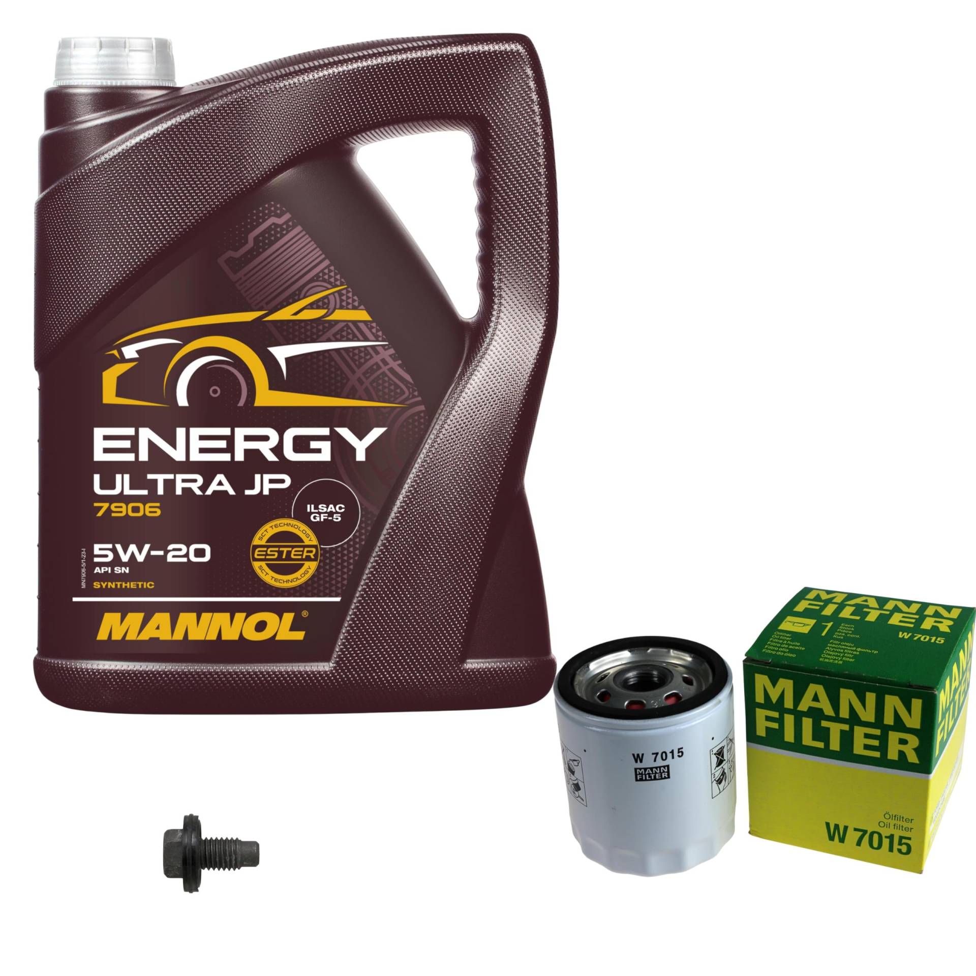 EISENFELS Inspektionspaket Wartungspaket Filterset mit 5 L Motoröl 5W-20, Ölfilter, Verschlussschraube EISENFELS Inspektionspaket Wartungspaket Filterset mit 5 L Motoröl 5W-20, Ölfilter, Verschlussschraube von EISENFELS