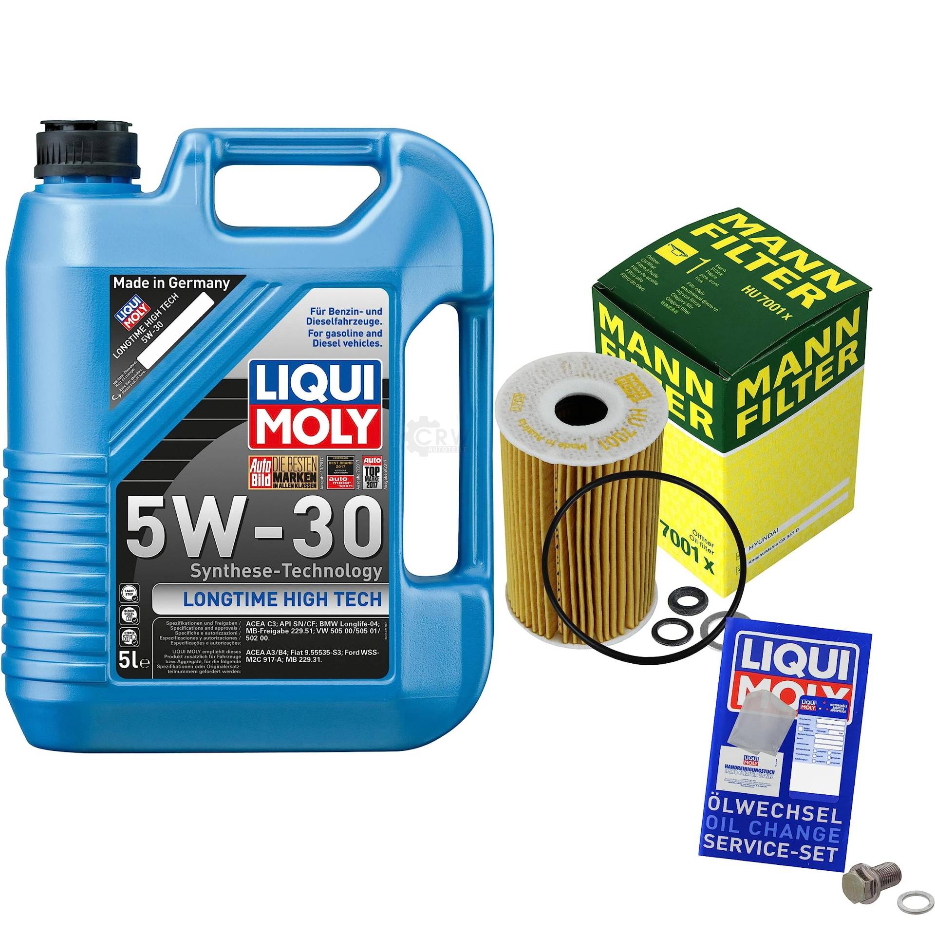EISENFELS Inspektionspaket Wartungspaket Filterset mit 5 L Motoröl 5W-30, Ölfilter, Verschlussschraube EISENFELS Inspektionspaket Wartungspaket Filterset mit 5 L Motoröl 5W-30, Ölfilter, Verschlussschraube von EISENFELS
