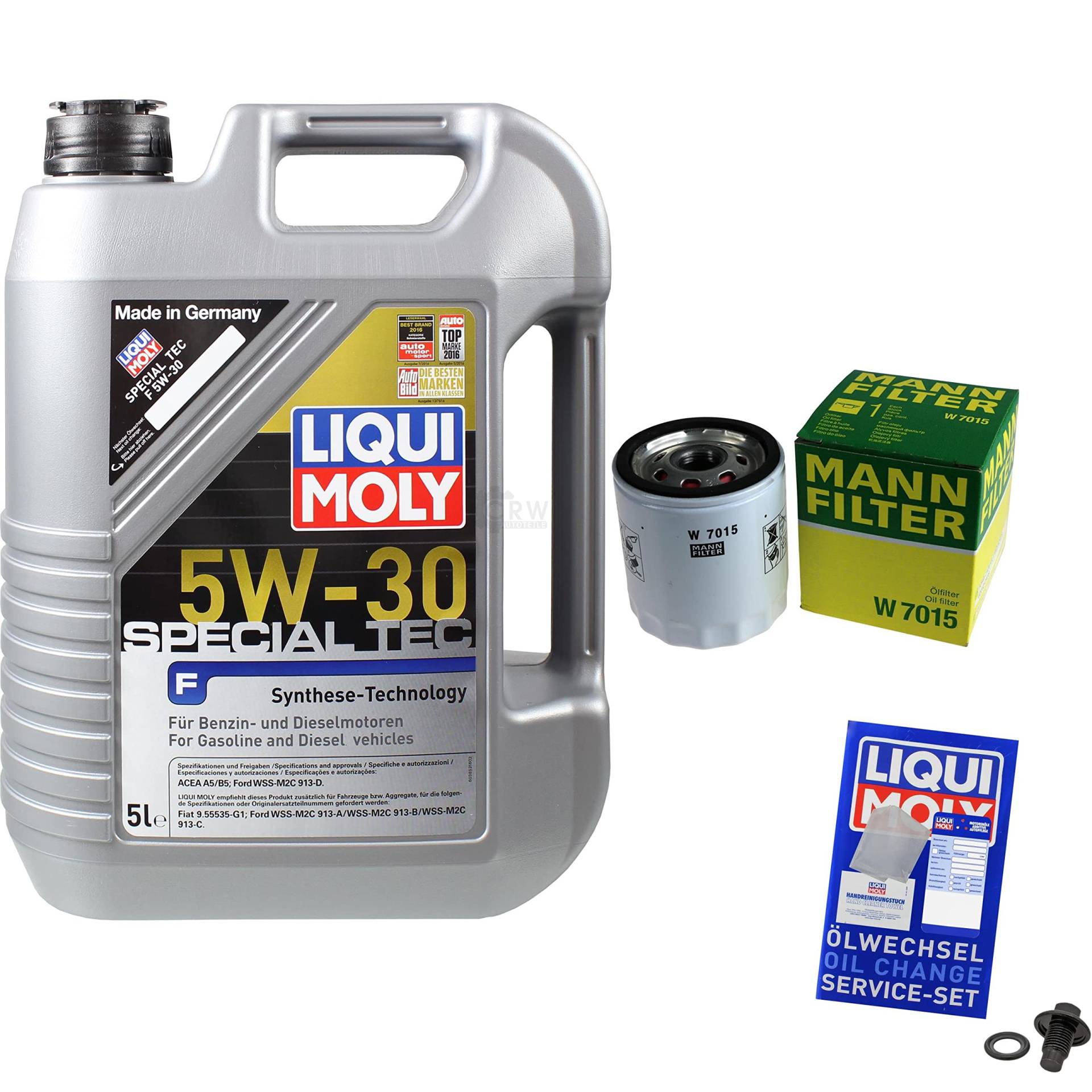 EISENFELS Inspektionspaket Wartungspaket Filterset mit 5 L Motoröl 5W-30, Ölfilter, Verschlussschraube EISENFELS Inspektionspaket Wartungspaket Filterset mit 5 L Motoröl 5W-30, Ölfilter, Verschlussschraube von EISENFELS