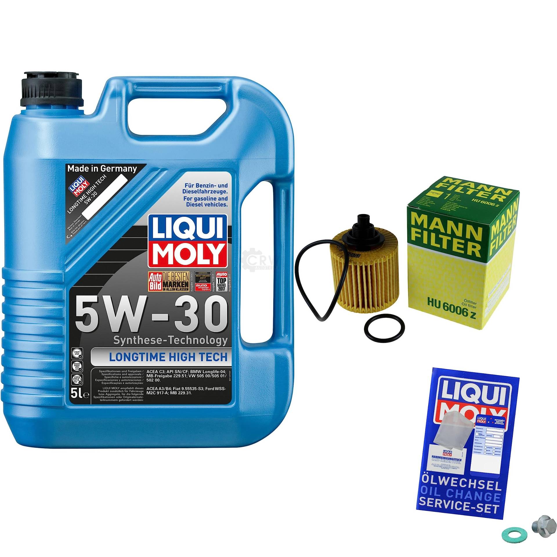 EISENFELS Inspektionspaket Wartungspaket Filterset mit 5 L Motoröl 5W-30, Ölfilter, Verschlussschraube EISENFELS Inspektionspaket Wartungspaket Filterset mit 5 L Motoröl 5W-30, Ölfilter, Verschlussschraube von EISENFELS