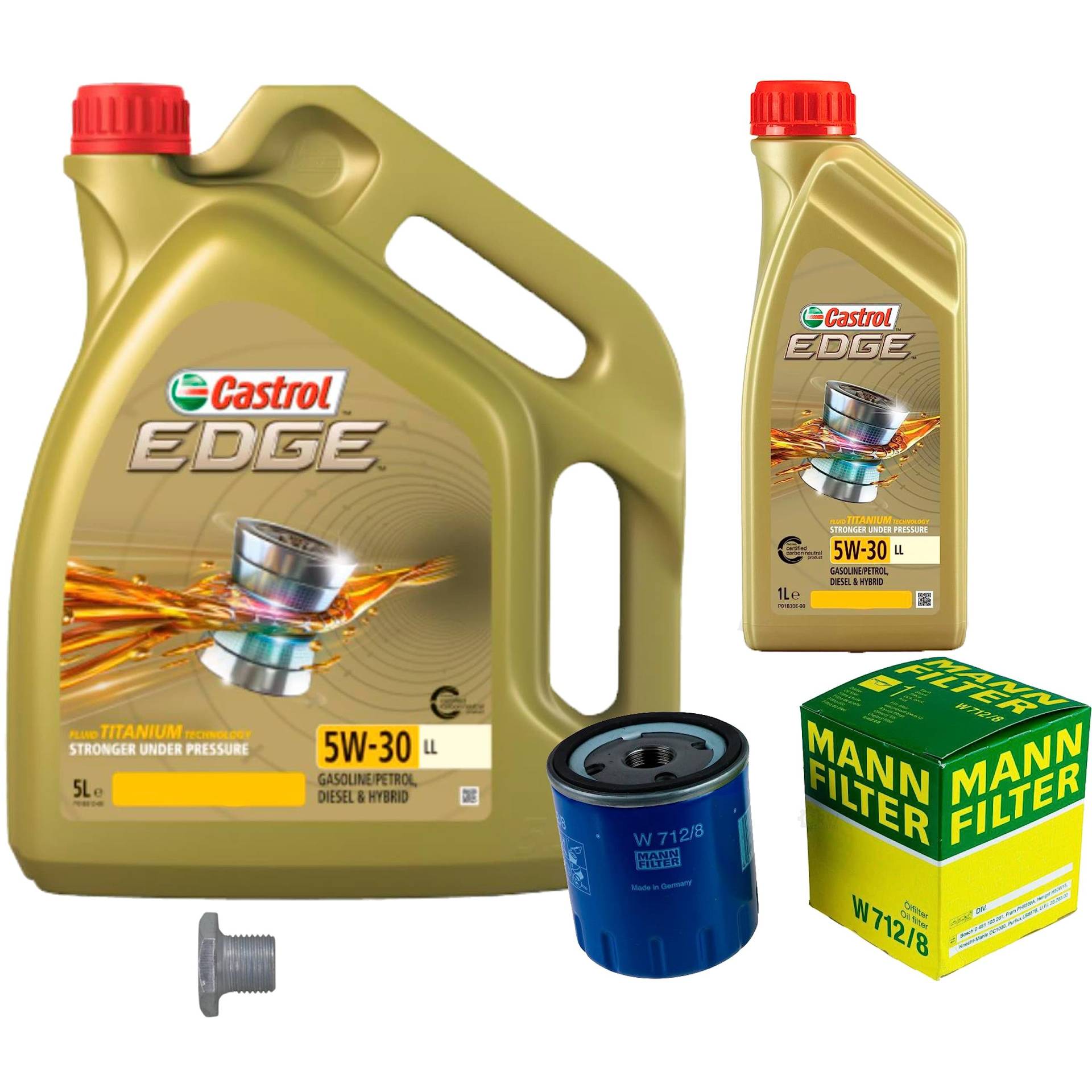 EISENFELS Inspektionspaket Wartungspaket Filterset mit 6 L Motoröl 5W-30 Ölfilter Verschlussschraube EISENFELS Inspektionspaket Wartungspaket Filterset mit 6 L Motoröl 5W-30 Ölfilter Verschlussschraube von EISENFELS