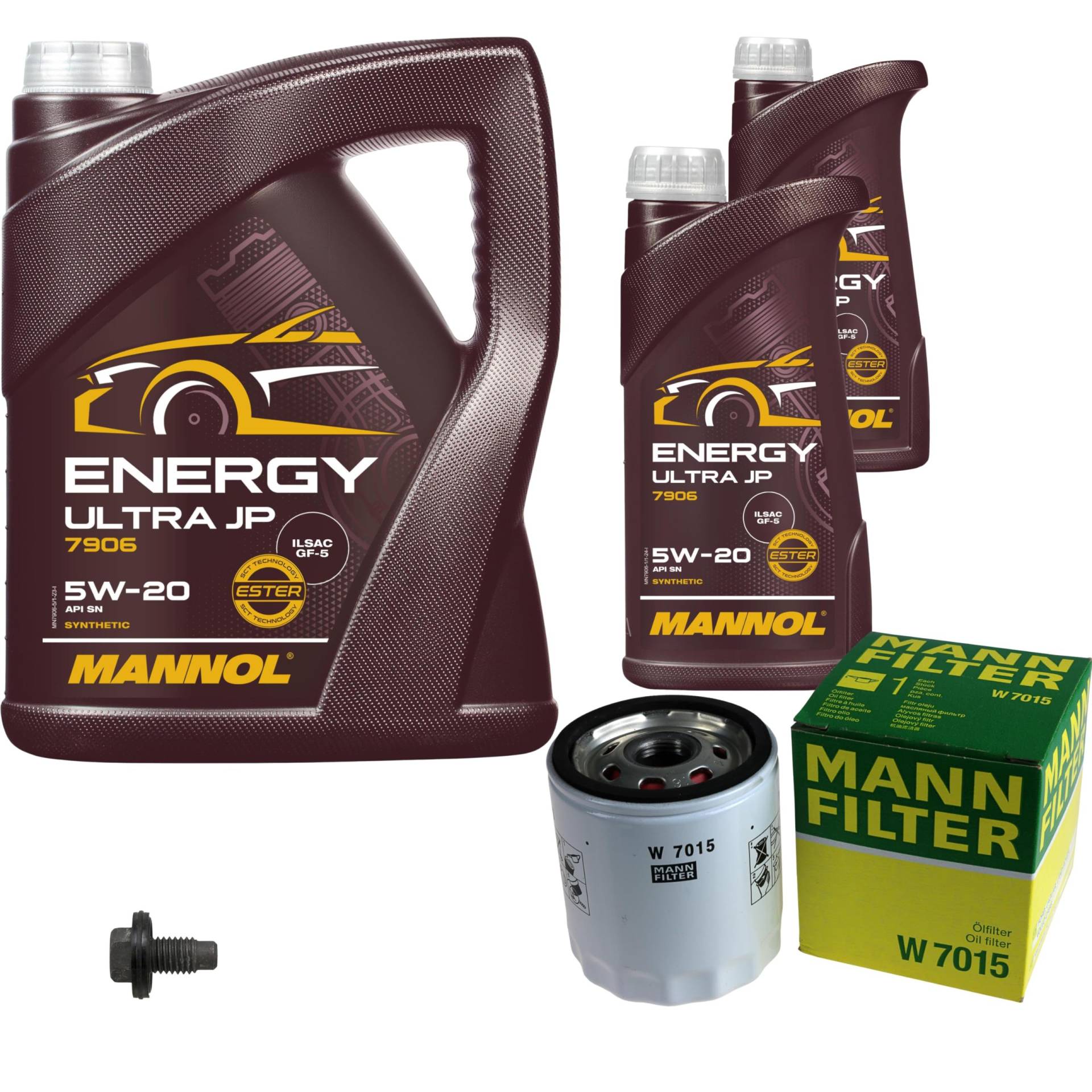 EISENFELS Inspektionspaket Wartungspaket Filterset mit 7 L Motoröl 5W-20, Ölfilter, Verschlussschraube EISENFELS Inspektionspaket Wartungspaket Filterset mit 7 L Motoröl 5W-20, Ölfilter, Verschlussschraube von EISENFELS