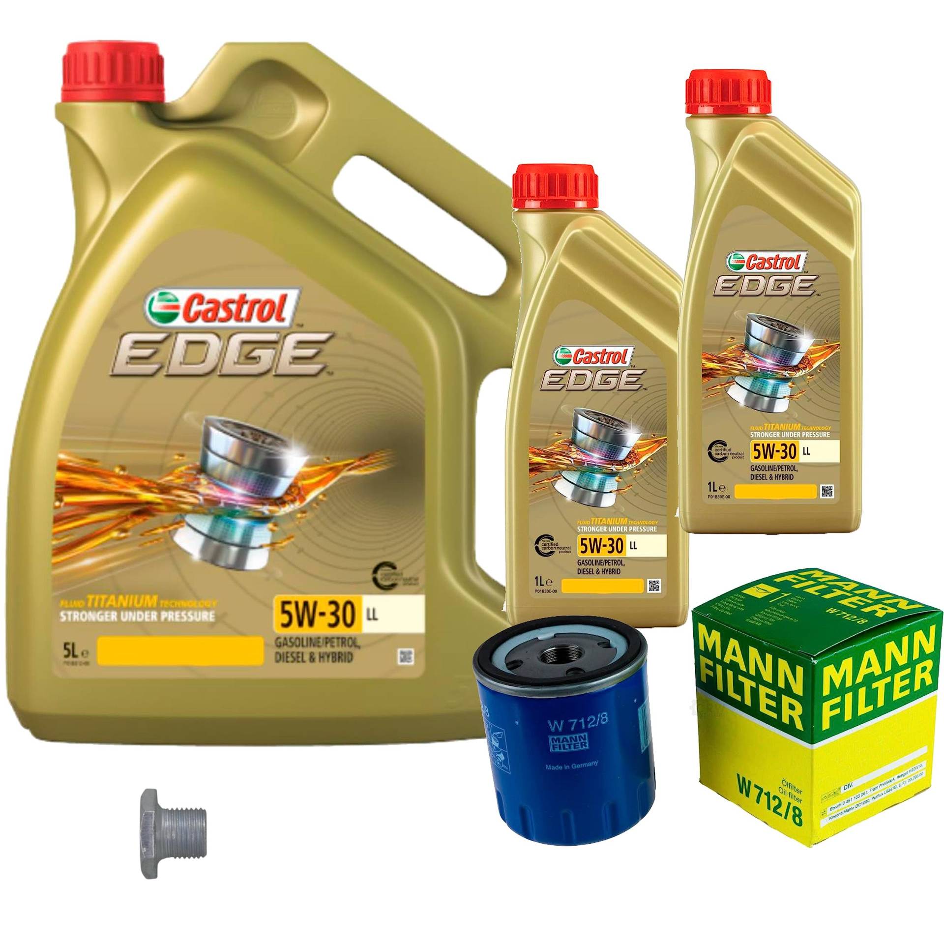 EISENFELS Inspektionspaket Wartungspaket Filterset mit 7 L Motoröl 5W-30 Ölfilter Verschlussschraube EISENFELS Inspektionspaket Wartungspaket Filterset mit 7 L Motoröl 5W-30 Ölfilter Verschlussschraube von EISENFELS