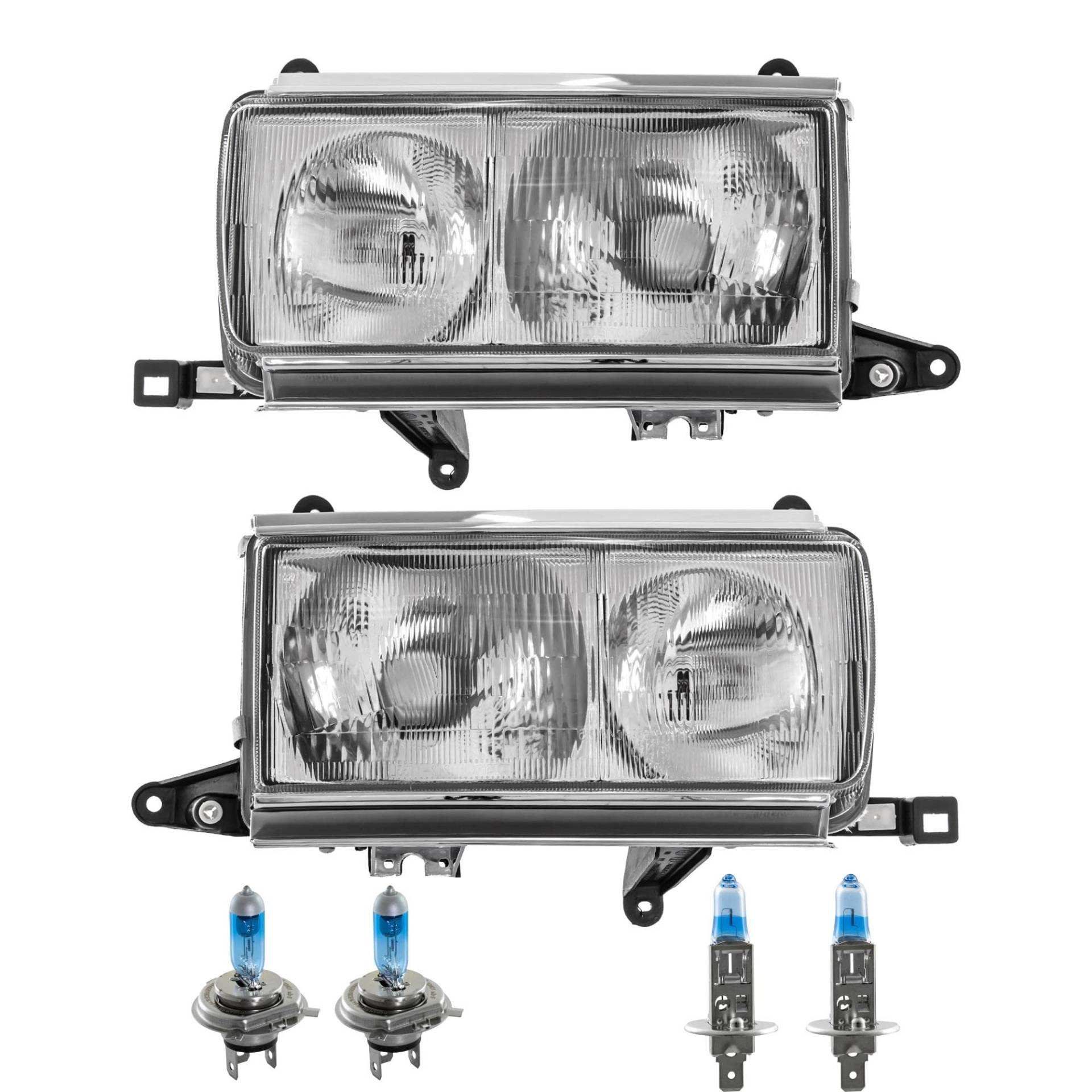 EISENFELS Set 106564952 erstellt mit Scheinwerfer links und rechts + COOL BLUE INTENSE H1 H4 Leuchtmittel kompatibel mit Land Cruiser 80_J8_ EISENFELS Set 106564952 erstellt mit Scheinwerfer links und rechts + COOL BLUE INTENSE H1 H4 Leuchtmittel kompatibel mit Land Cruiser 80_J8_ von EISENFELS