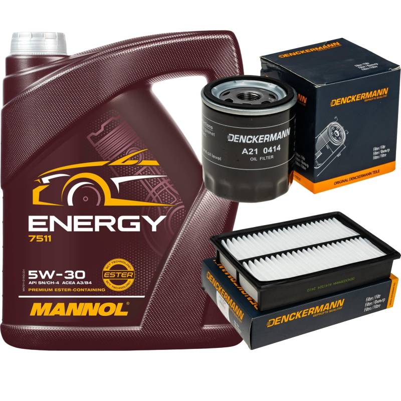 Inspektionspaket Wartungspaket Filterset mit Energy 5W-30 5L, Luftfilter, Ölfilter von EISENFELS