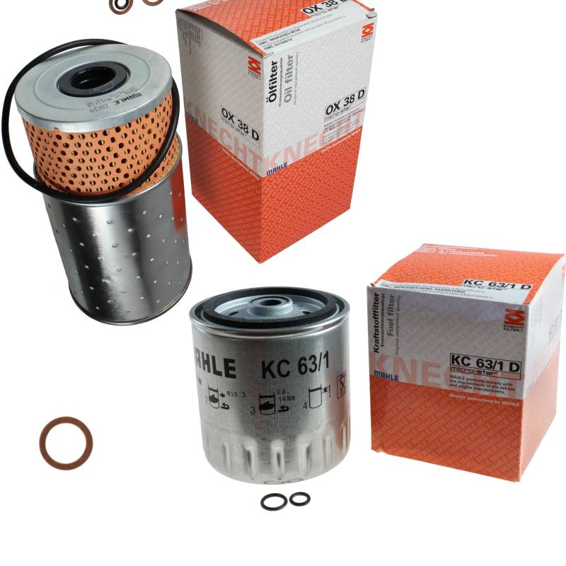 Inspektionspaket Wartungspaket Filterset mit Ölfilter OX 38D, Kraftstofffilter KC 63/1D, Dichtring von EISENFELS