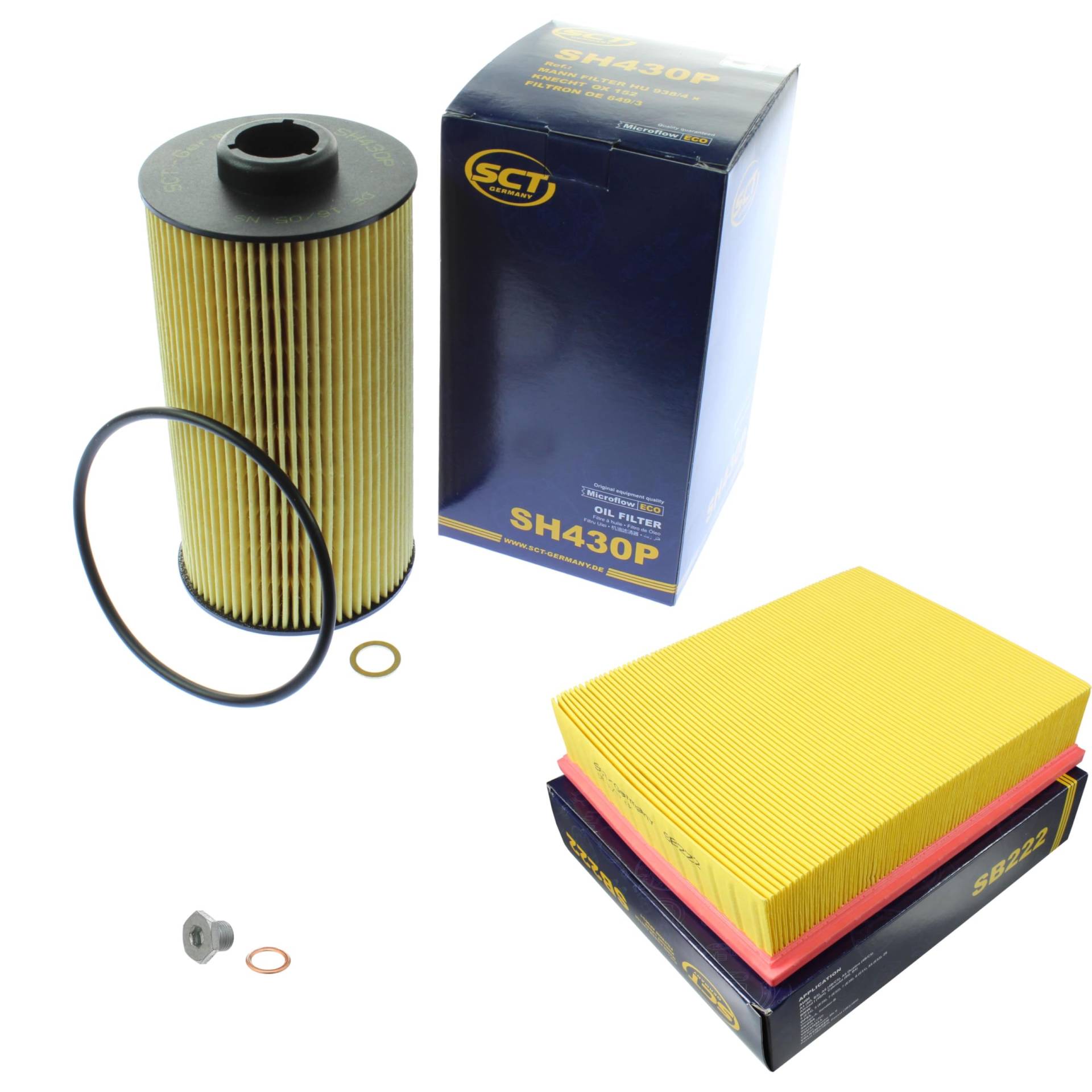 Inspektionspaket Wartungspaket Filterset mit Ölfilter SH 430 P, Luftfilter SB 222, Verschlussschraube Inspektionspaket Wartungspaket Filterset mit Ölfilter SH 430 P, Luftfilter SB 222, Verschlussschraube von EISENFELS