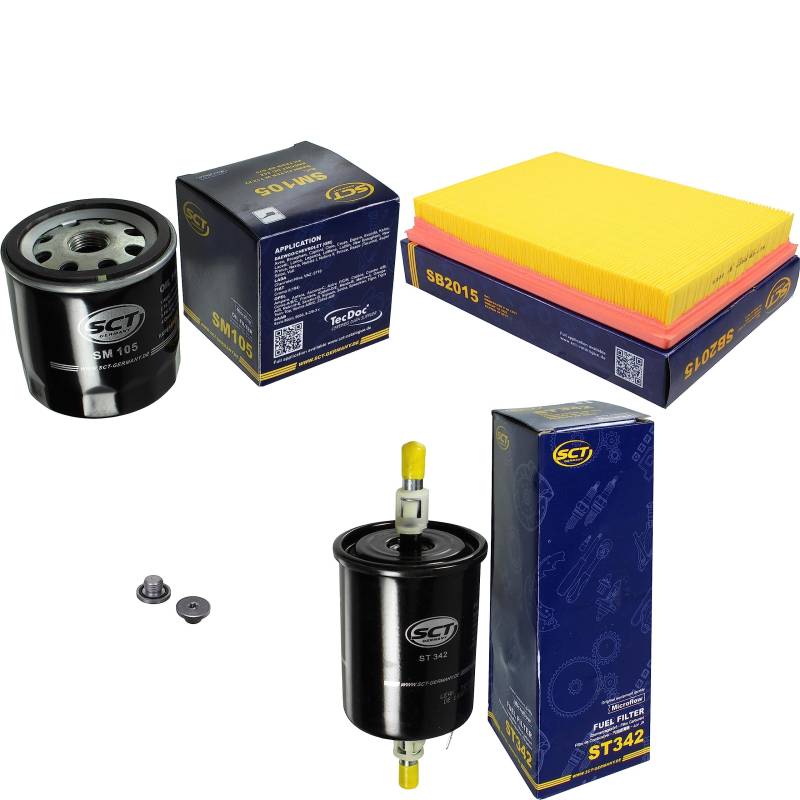 Inspektionspaket Wartungspaket Filterset mit Ölfilter SM 105, Luftfilter SB 2015, Kraftstofffilter ST 342, Verschlussschraube von EISENFELS