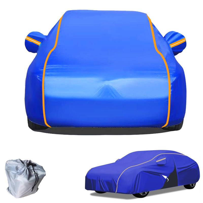 Autoabdeckung Vollgarage Auto Abdeckplane Staubdicht Wasserdicht Autohülle Autoplane Car Cover für 𝖣acia Duster 2010-2023 mit Reflektierenden Streifen(Size:𝖣acia Duster 2010-2023 Color:05) von EIYCY