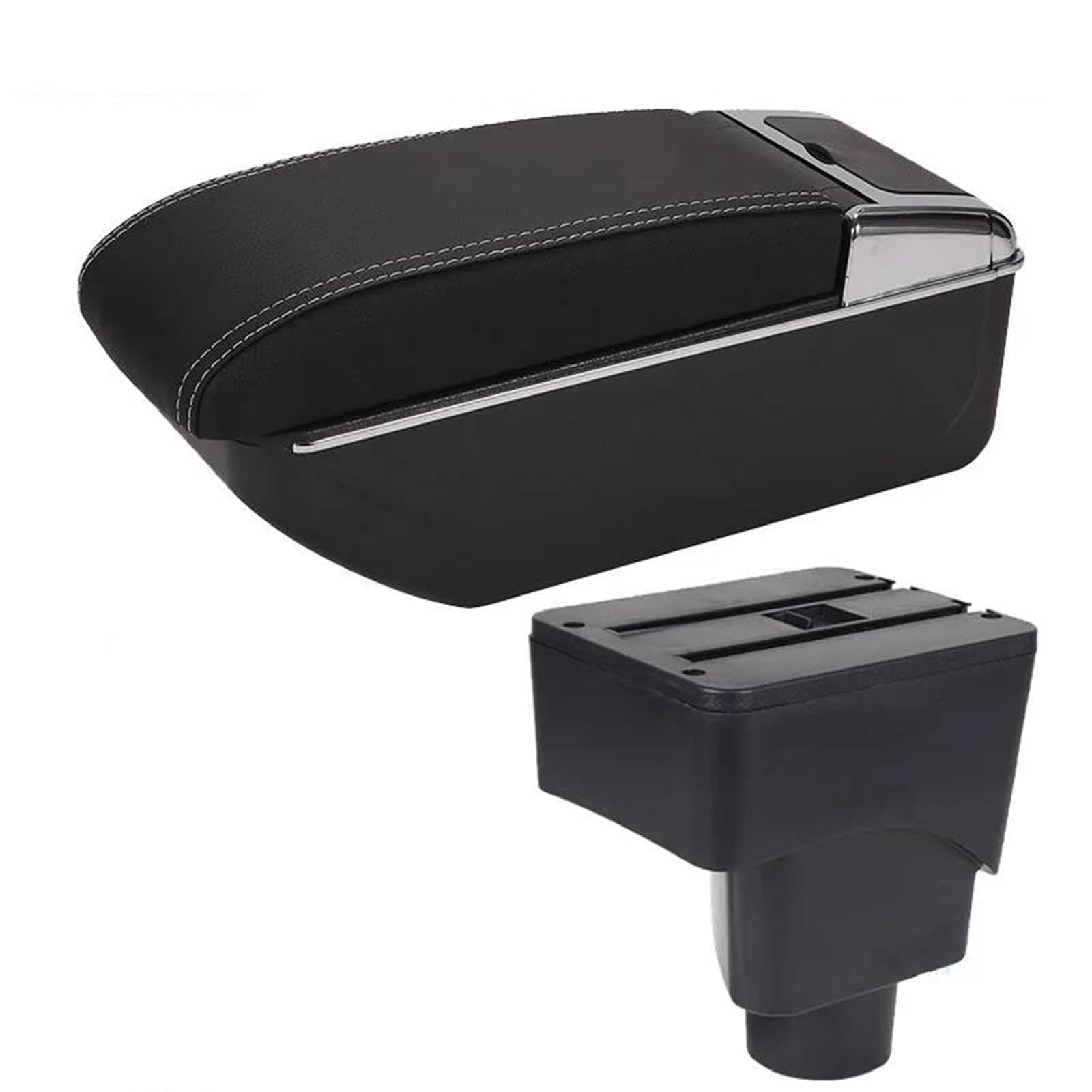 Armster Armlehnenbox Für Ford Für EcoSport 2013-2017 Auto-Armlehnen-Aufbewahrungsbox Arm Einfache Installation Zubehör Armlehnen Mittelarmlehne(Style D3) von EKEGUY