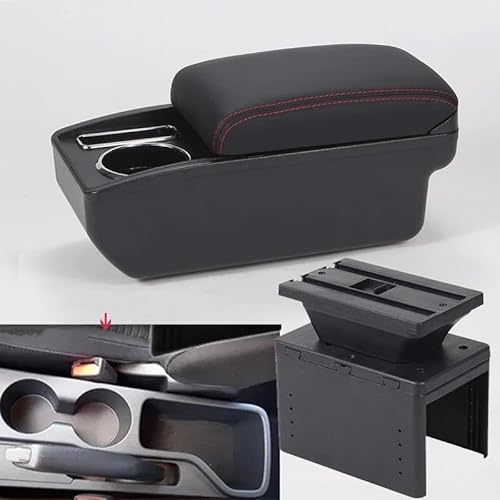 Armster Armlehnenbox Für Hyundai Für I20 2021 2022 Autoarmlehne Innenteile Mittelkonsole Autoaufbewahrungsbox Armlehnen Mittelarmlehne(Style C1) von EKEGUY