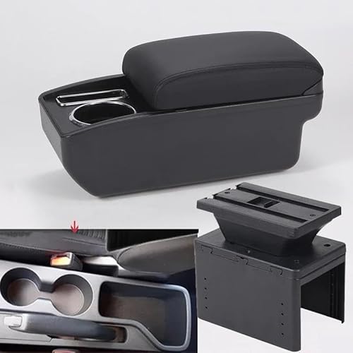 Armster Armlehnenbox Für Hyundai Für I20 2021 2022 Autoarmlehne Innenteile Mittelkonsole Autoaufbewahrungsbox Armlehnen Mittelarmlehne(Style C2) von EKEGUY