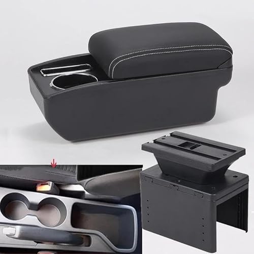 Armster Armlehnenbox Für Hyundai Für I20 2021 2022 Autoarmlehne Innenteile Mittelkonsole Autoaufbewahrungsbox Armlehnen Mittelarmlehne(Style C3) von EKEGUY